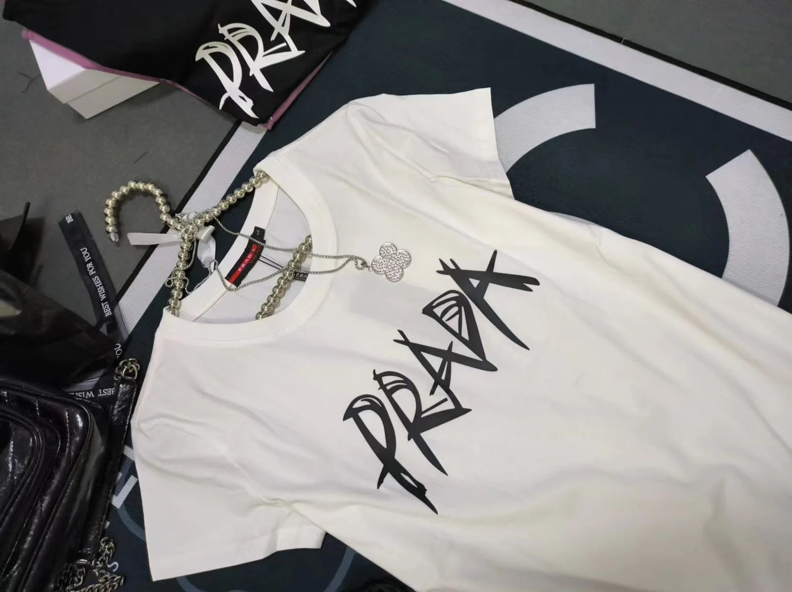 Prada Logo Prada Original T Shirt Prada Milano Maglia Uomo Prada