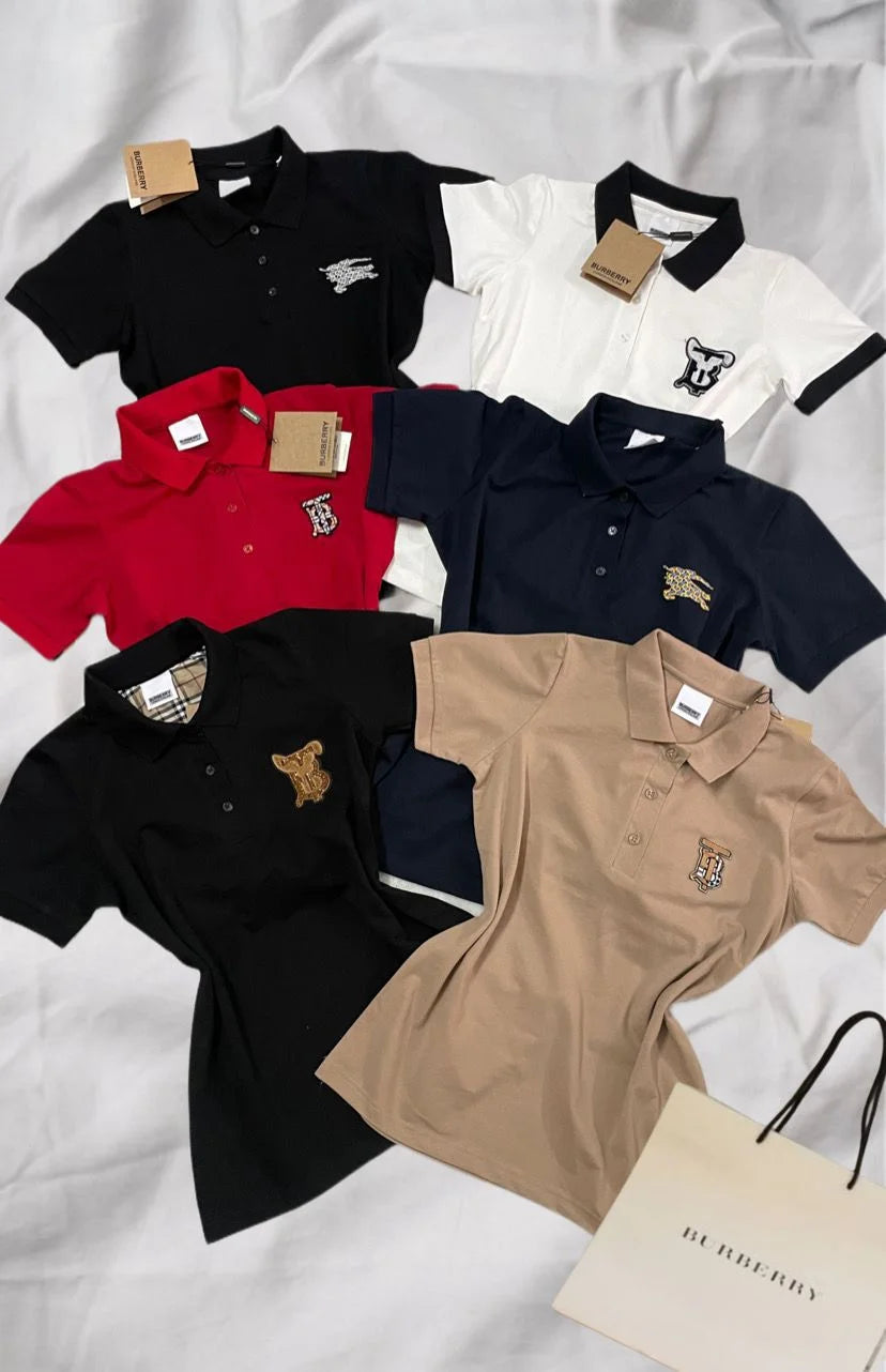 Burberry polo shirts womens best sale