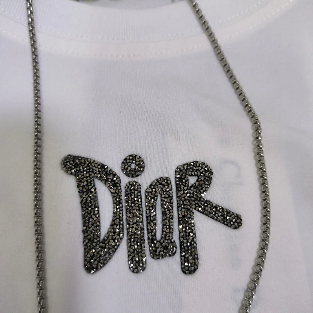 CHRISTIAN DIOR || Dior Homme Logo Embroidered Cotton Crewneck T-Shirt - FASHION MYST 