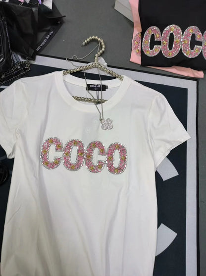 CHANEL || Coco- Cartel T-Shirt For Girls - FASHION MYST 