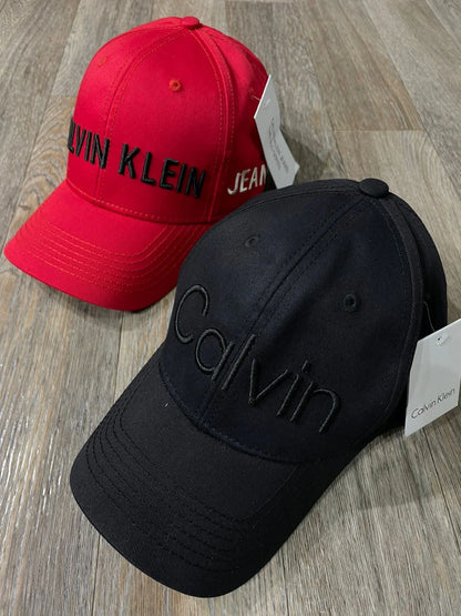 CALVIN KLEIN || Adjustable Back Strap Details Monogram Cap - FASHION MYST 