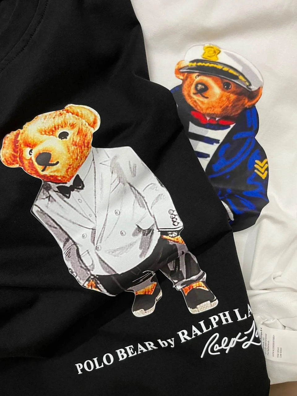 POLO RALPH LAUREN || Retro Bear Print T-Shirt In Washed For Girls - FASHION MYST 