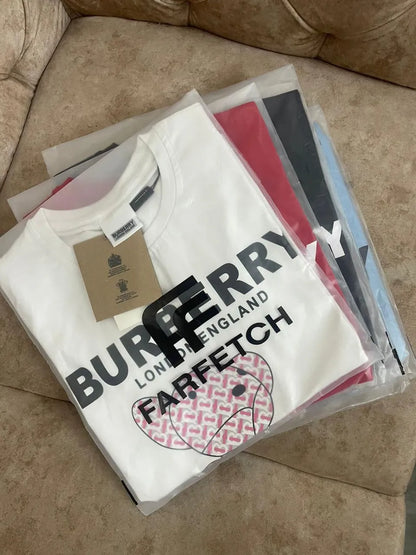 BURBERRY || TB Teddy Bear Logo Ladies T-Shirt - FASHION MYST 