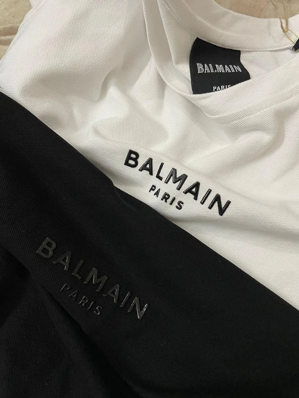 BALMAIN || Logo-Appliqué Cotton Midi Dress - FASHION MYST 