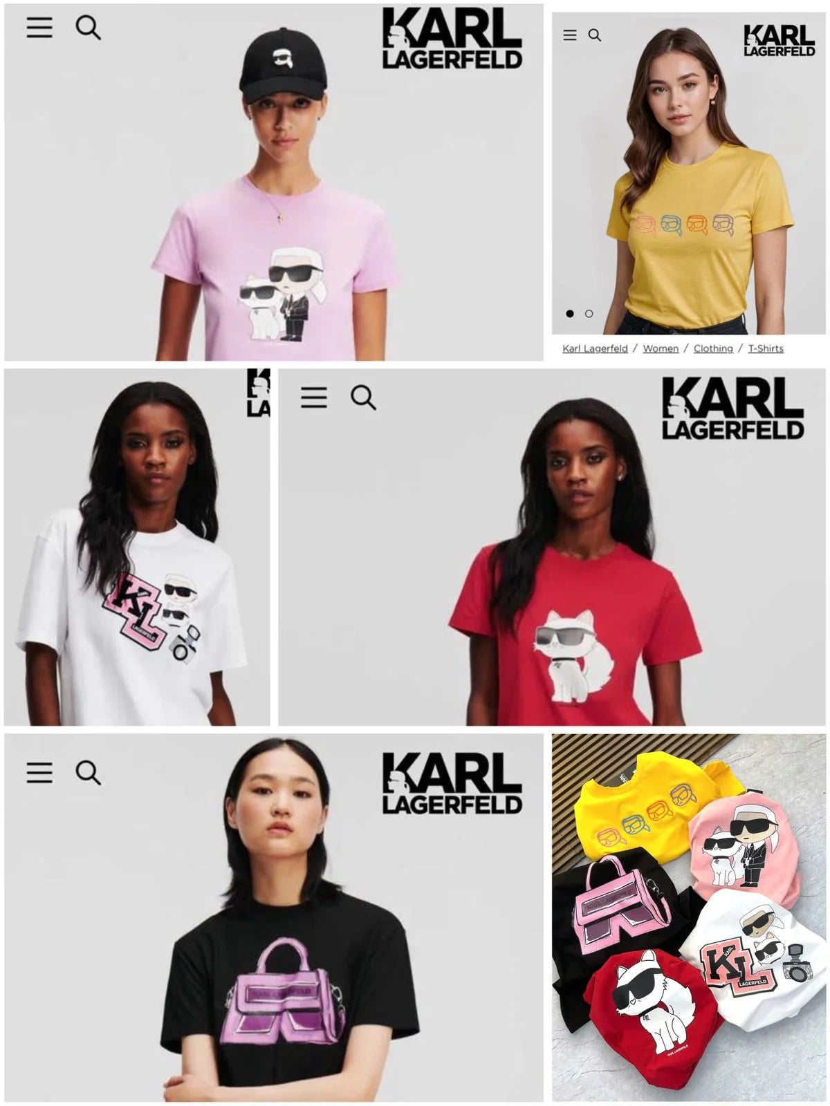 KARL LAGERFELD || Women's K/Ikonik 2.0 Choupette T-shirt KARL LAGERFELD || Women's K/Ikonik 2.0 Choupette T-shirt