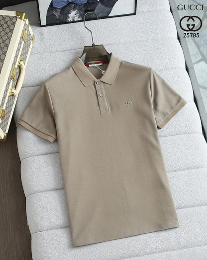 GUCCI || GG Logo Classic Cotton Pique Polo T-Shirt - FASHION MYST 