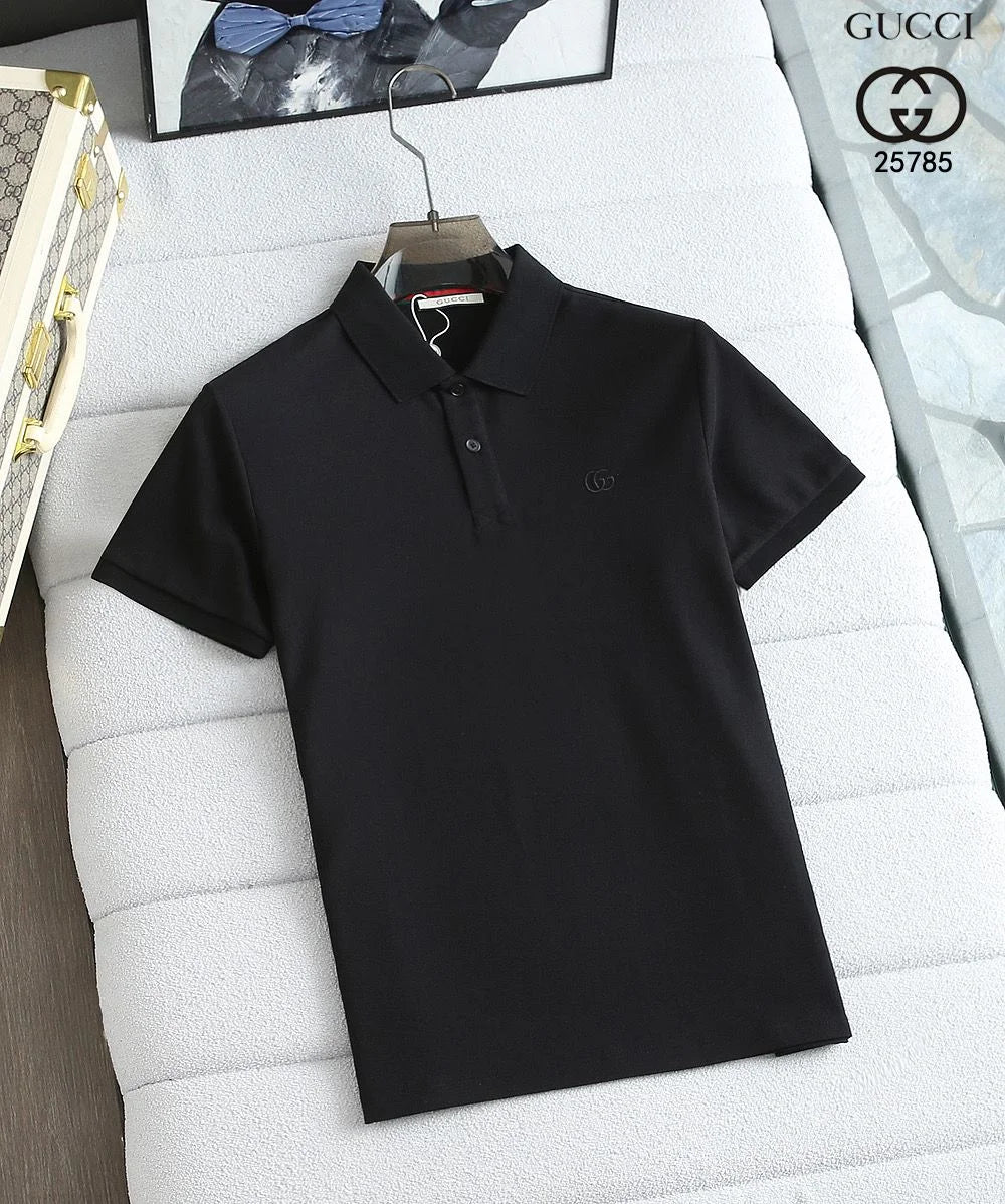 GUCCI || GG Logo Classic Cotton Pique Polo T-Shirt - FASHION MYST 