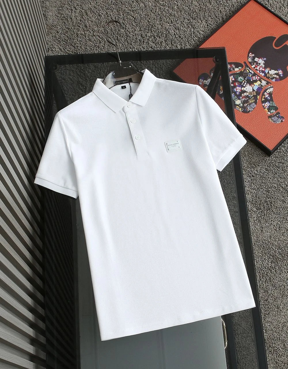 DOLCE & GABBANA || Cotton Polo T-Shirt With Brand Metal Logo