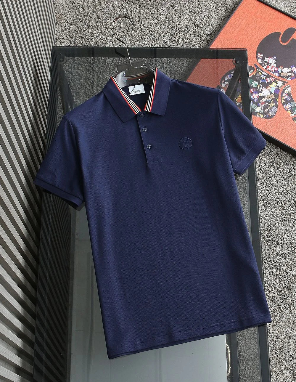 BURBERRY || Pierson Polo Shirt In Cotton Piqué