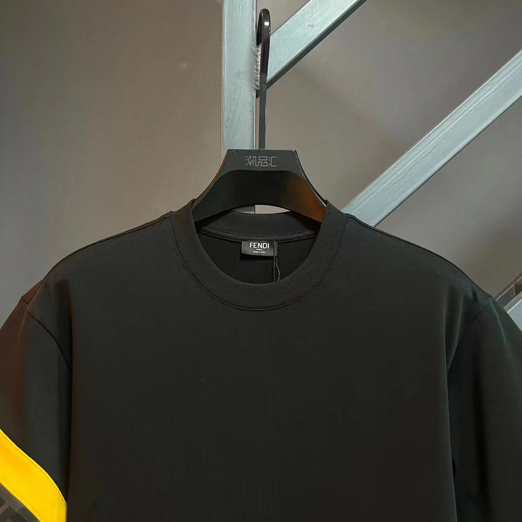 FENDI || Men's Diagonal FF- Graphic Logo Print T-Shirt FENDI || Men's Diagonal FF- Graphic Logo Print T-Shirt
