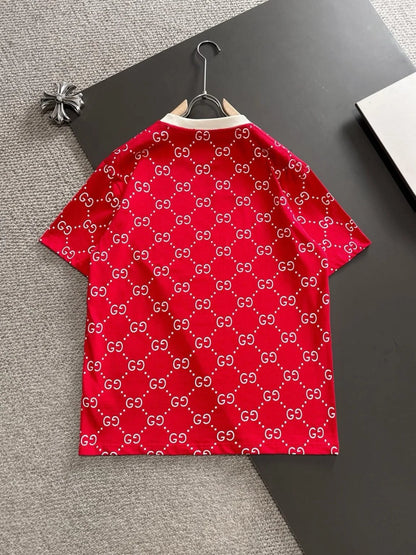 GUCCI || All-Over GG Logo Print T-Shirt