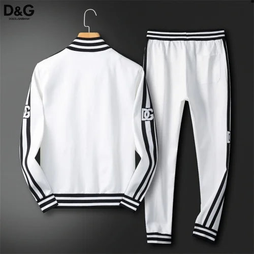 Dolce and gabbana tracksuit black and white online