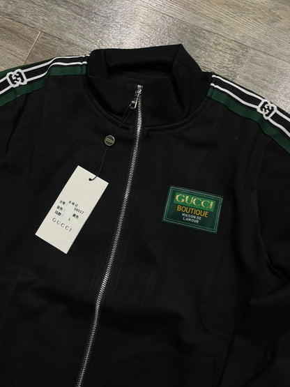 GUCCI || GG-Jacquard Zip-Up Track Jacket Tracksuit