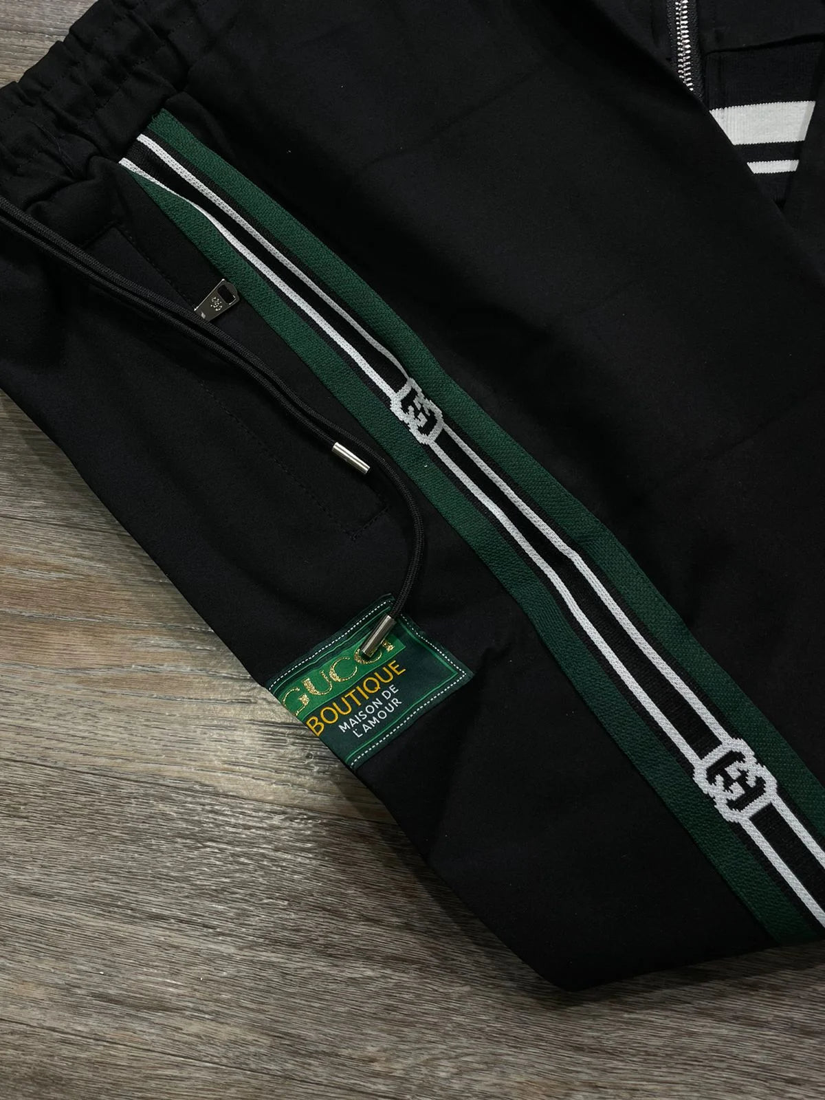 GUCCI || GG-Jacquard Zip-Up Track Jacket Tracksuit