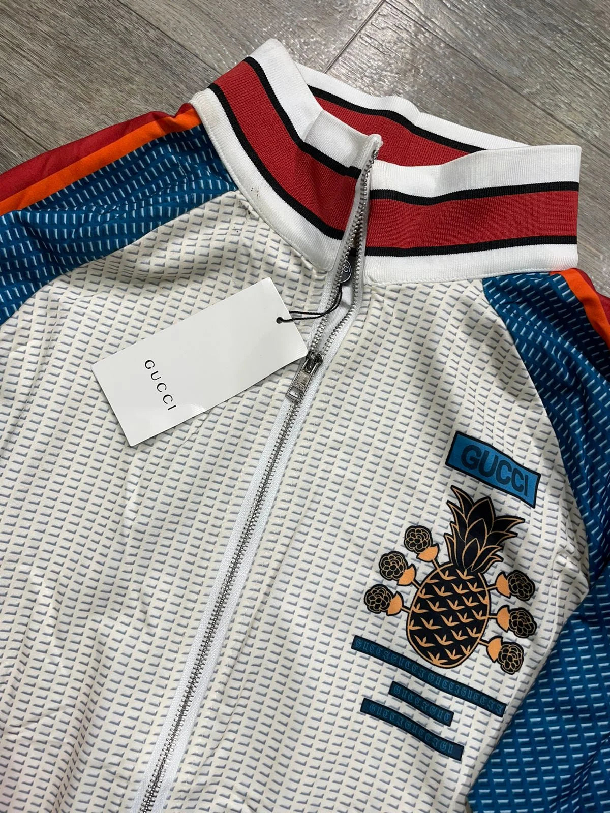 GUCCI Pineapple Logo Luxury Tracksuit For Men FASHION MYST