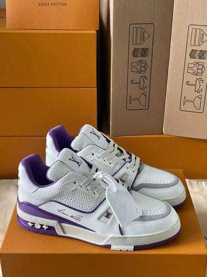 LOUIS VUITTON || LV Trainer Maxi Purple Sneaker