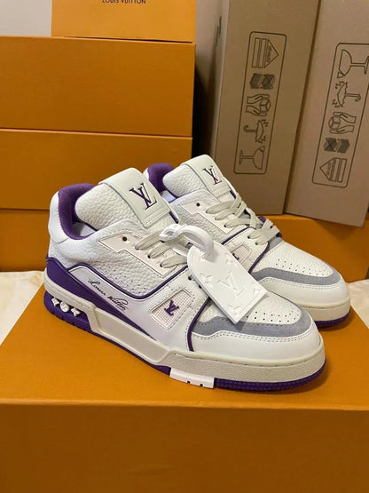 LOUIS VUITTON || LV Trainer Maxi Purple Sneaker