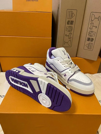 LOUIS VUITTON || LV Trainer Maxi Purple Sneaker