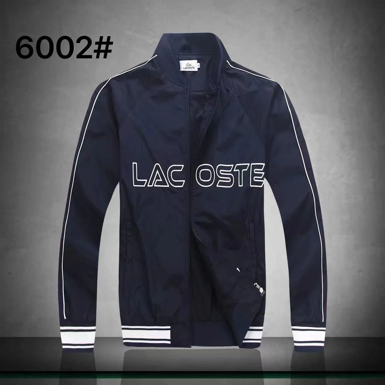 LACOSTE || MEN'S LACOSTE LOGO GOLF ZIP-CLOSE WATERPROOF WINDBREAKER