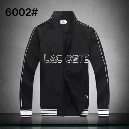 LACOSTE || MEN'S LACOSTE LOGO GOLF ZIP-CLOSE WATERPROOF WINDBREAKER