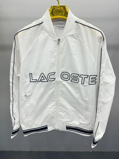 LACOSTE || MEN'S LACOSTE LOGO GOLF ZIP-CLOSE WATERPROOF WINDBREAKER