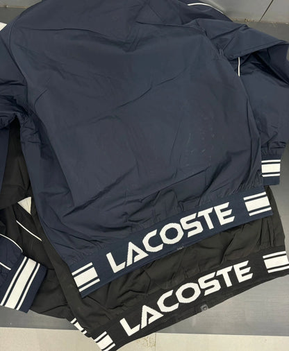 LACOSTE || MEN'S LACOSTE LOGO GOLF ZIP-CLOSE WATERPROOF WINDBREAKER