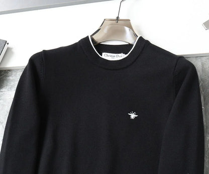 CHRISTIAN DIOR || Drop-Shoulder Sleeve Crew-Neck Pull-Over