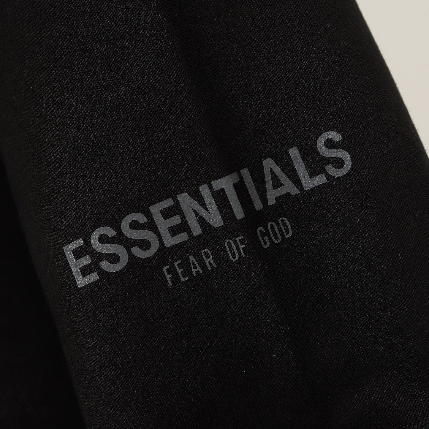 ESSENTIALS || Latest Zip-Fastening Logo-Patched Hoodie / Black