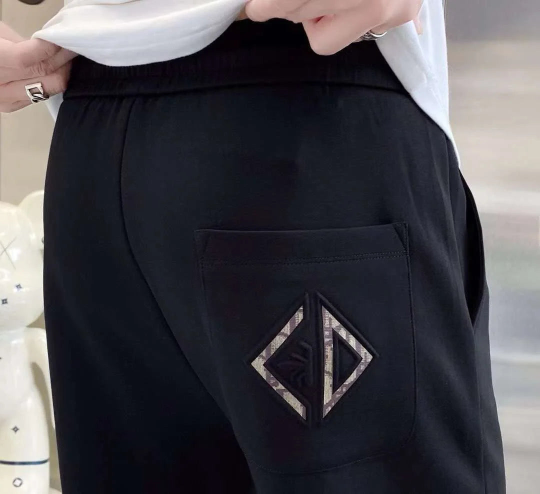 CHRISTIAN DIOR || Technical Cotton CD Logo Jogpants