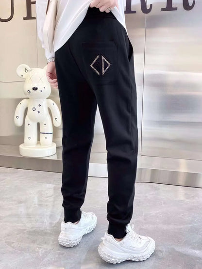 CHRISTIAN DIOR || Technical Cotton CD Logo Jogpants