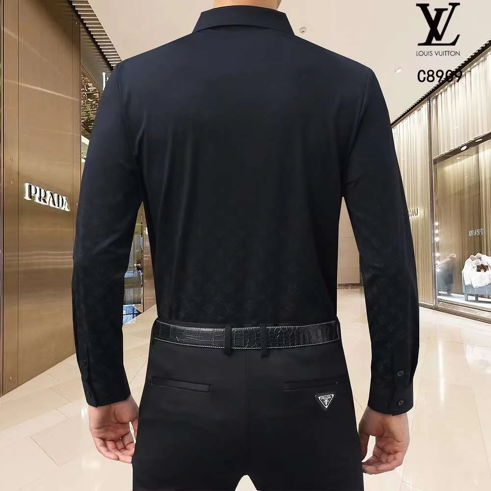 LOUIS VUITTON || Men's Slim Fit Solid Full Sleeves Formal Shirts – FASHION MYST LOUIS VUITTON || Men's Slim Fit Solid Full Sleeves Formal Shirts – FASHION MYST