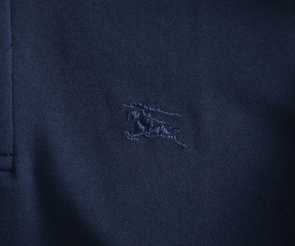 BURBERRY || Embroidered-Logo Polo Long Sleeves T-Shirt