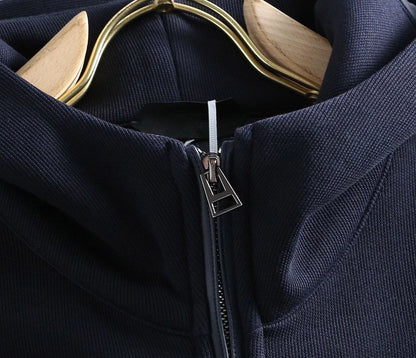 TOM FORD || Luxurious Comfort Premium Zip-Up Black Hoodie