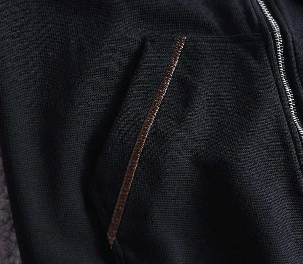 LORO PIANA || Panelled Zip-Front Hoodie