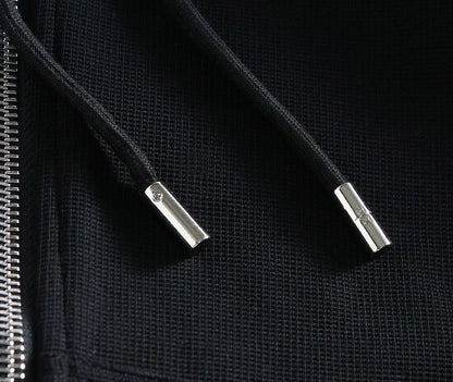 LORO PIANA || Panelled Zip-Front Hoodie