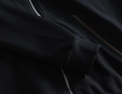 LORO PIANA || Panelled Zip-Front Hoodie