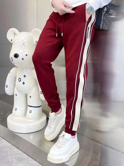 BALENCIAGA || Comfort Track Pants with Drawstring & Dual Pockets