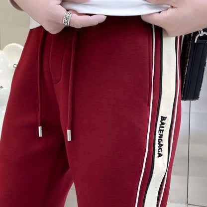 BALENCIAGA || Comfort Track Pants with Drawstring & Dual Pockets