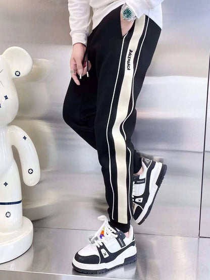 BALENCIAGA || Comfort Track Pants with Drawstring & Dual Pockets