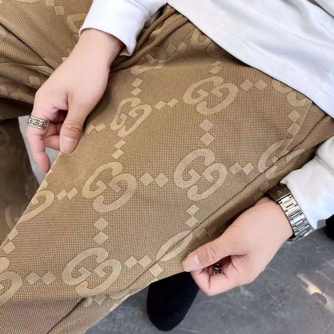 GUCCI || GG TECHNICAL JERSEY TRACK BOTTOMS