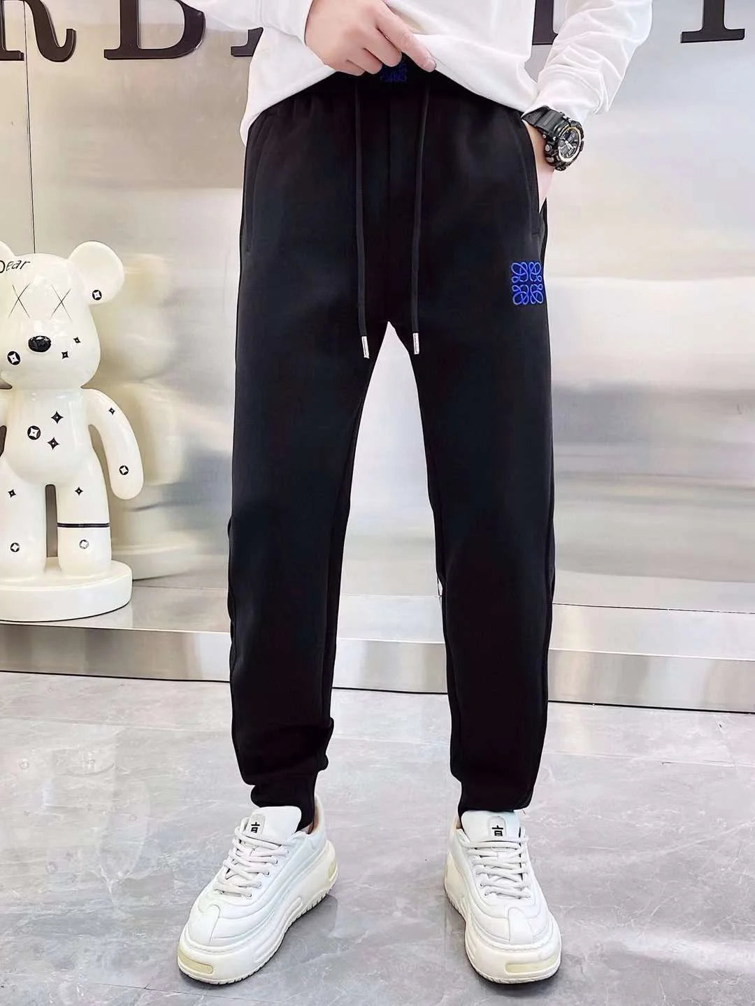 LOEWE || Elite Comfort Track Pants with Drawstring & Pockets