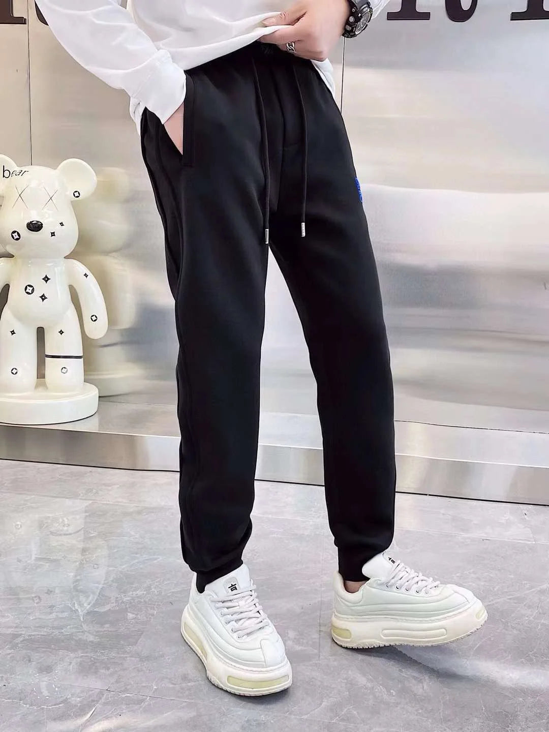 LOEWE || Elite Comfort Track Pants with Drawstring & Pockets