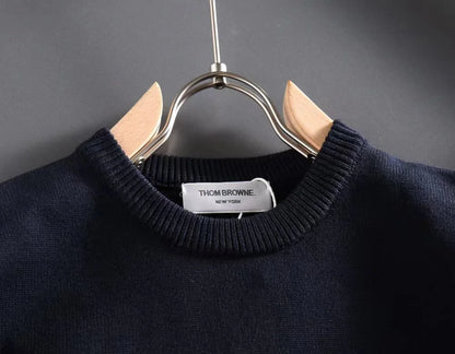 THOM BROWNE || Merino Sleeve Wool Pullover 2Color