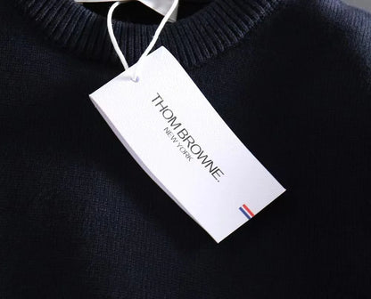 THOM BROWNE || Merino Sleeve Wool Pullover 2Color