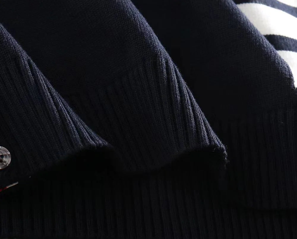 THOM BROWNE || Merino Sleeve Wool Pullover 2Color