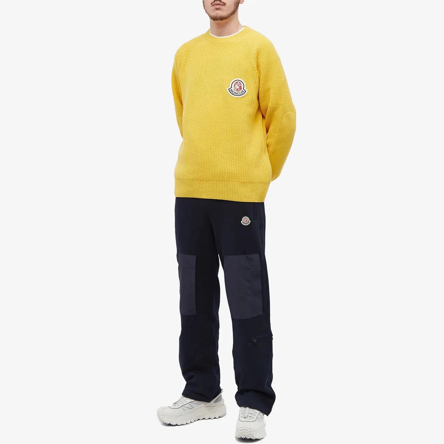 MONCLER || Genius Moncler x Billionaire Boys Club Yellow Sweater