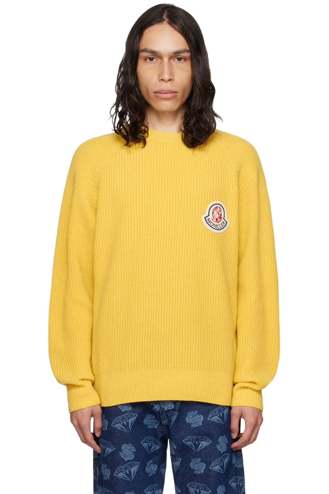 MONCLER || Genius Moncler x Billionaire Boys Club Yellow Sweater