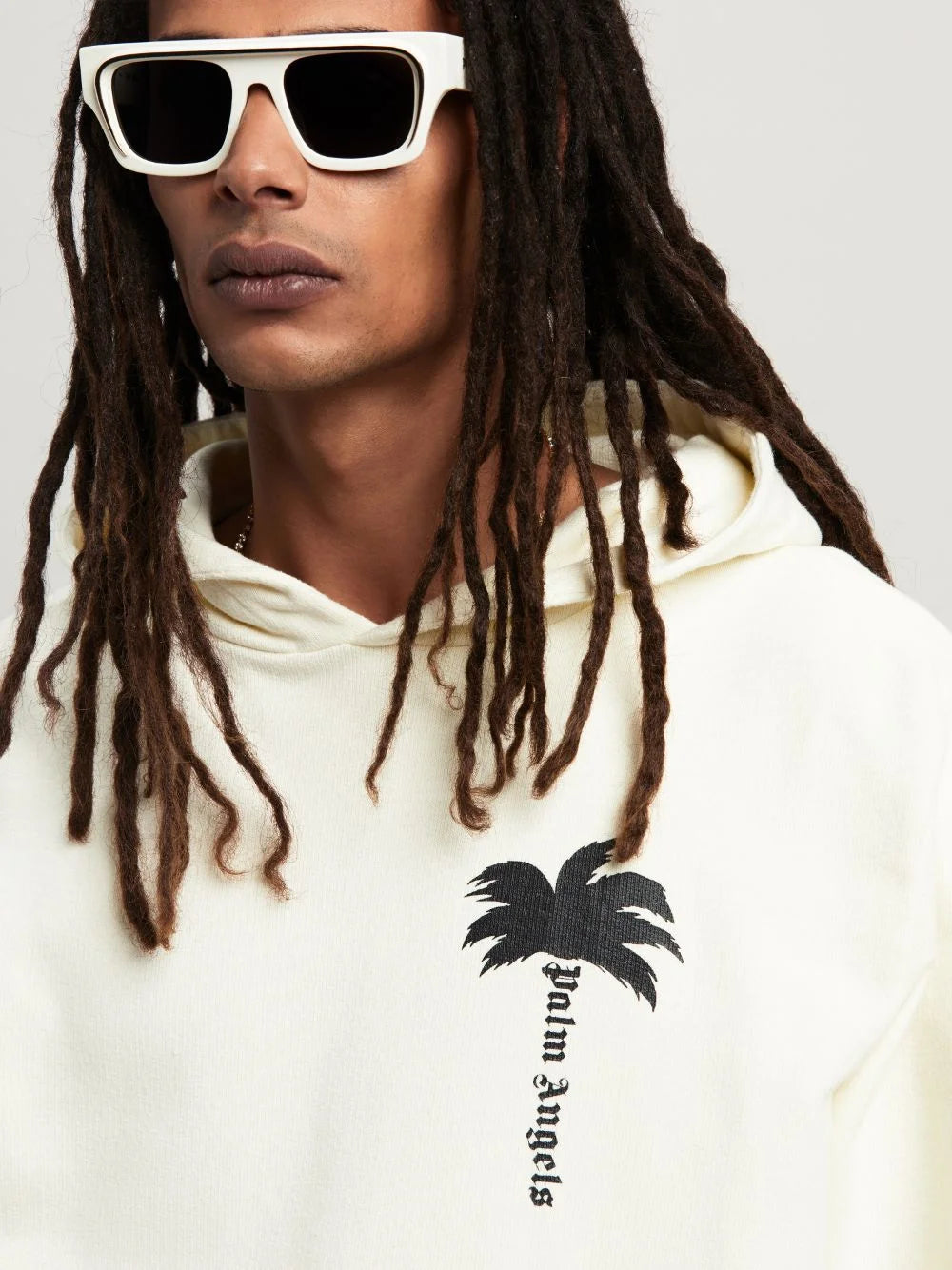 PALM ANGELS || Hoodie The Palm In White