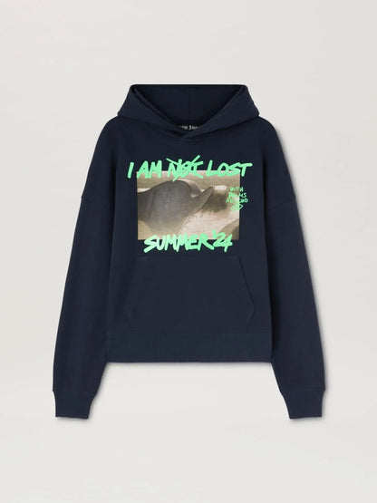 PALM ANGELS || Hoodie I Am Lost In Blue For Mens