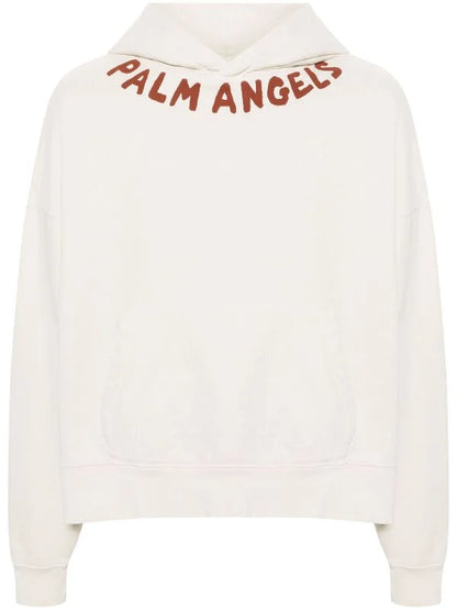 PALM ANGELS || Seasonal Logo-Print Hoodie For Men